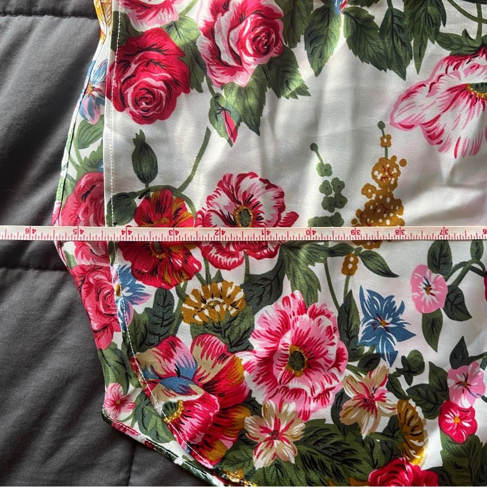 FLOWERY SLIP DRESS - Picture 9 of 11